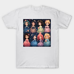 Princesses Pattern 3 T-Shirt